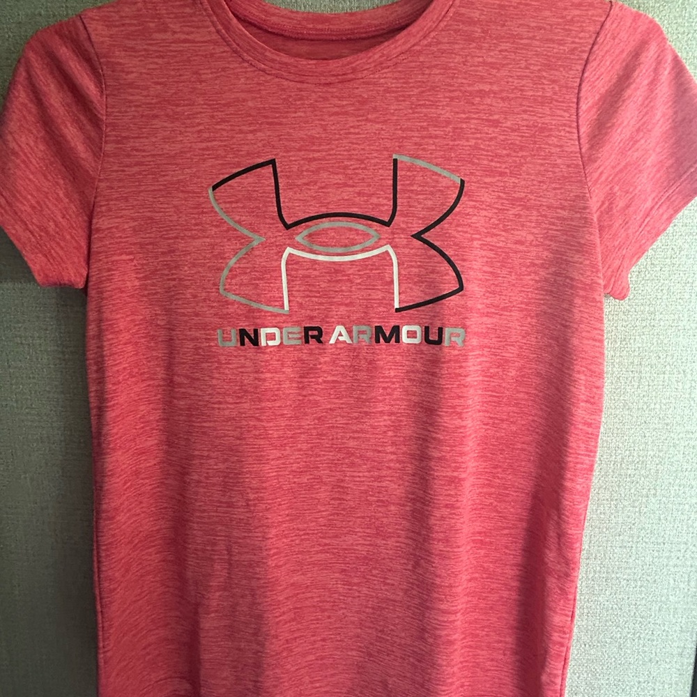 Under Armour pink Short Sleeve Tee